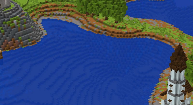 lakes in minecraft creative
