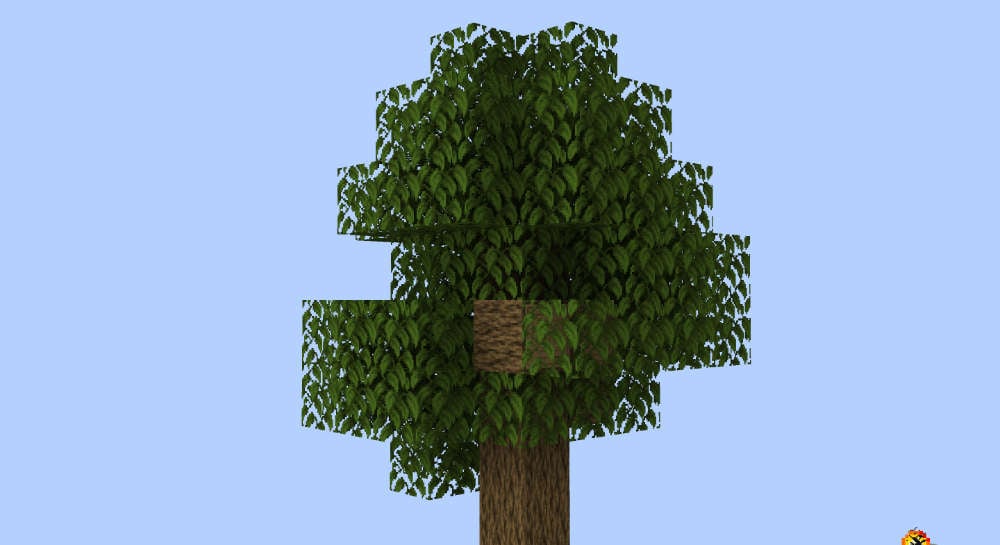 Minecraft Island Tree