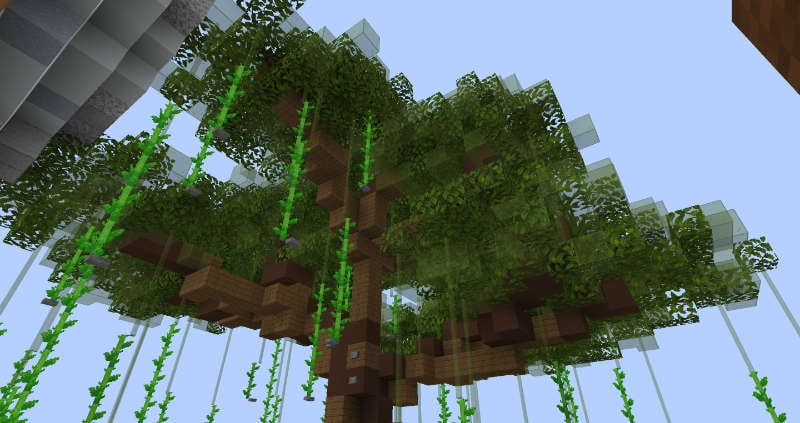 شجرة خادم Minecraft متعددة اللاعبين