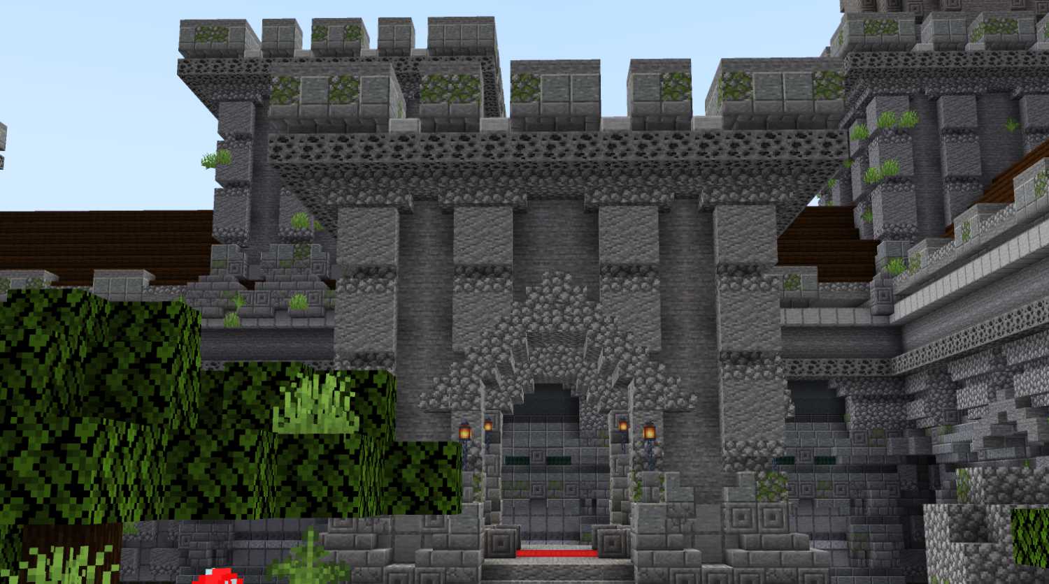 minecraft survival castle