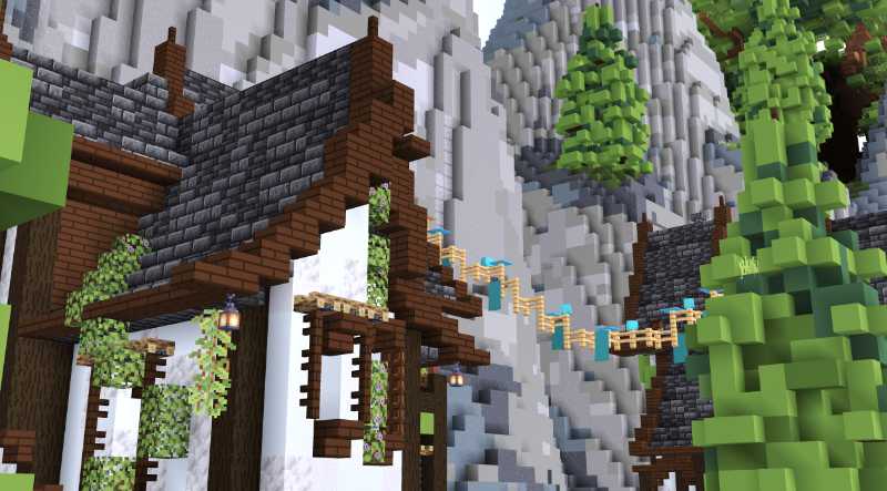 mountain home in minecraft