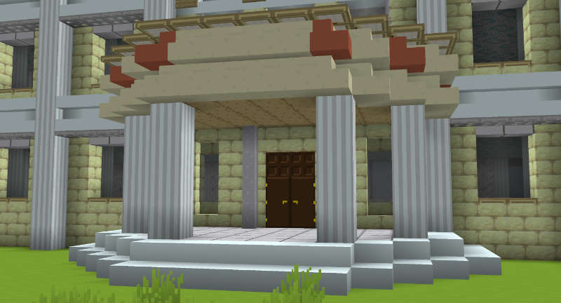 palace building in minecraft