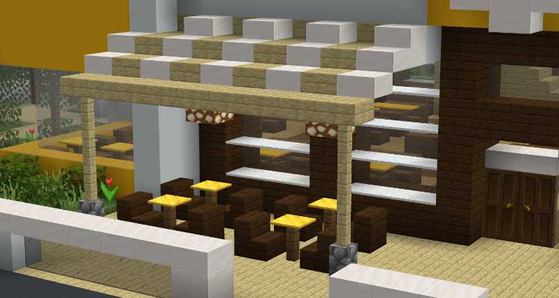 Restaurant Minecraft Creative Mode