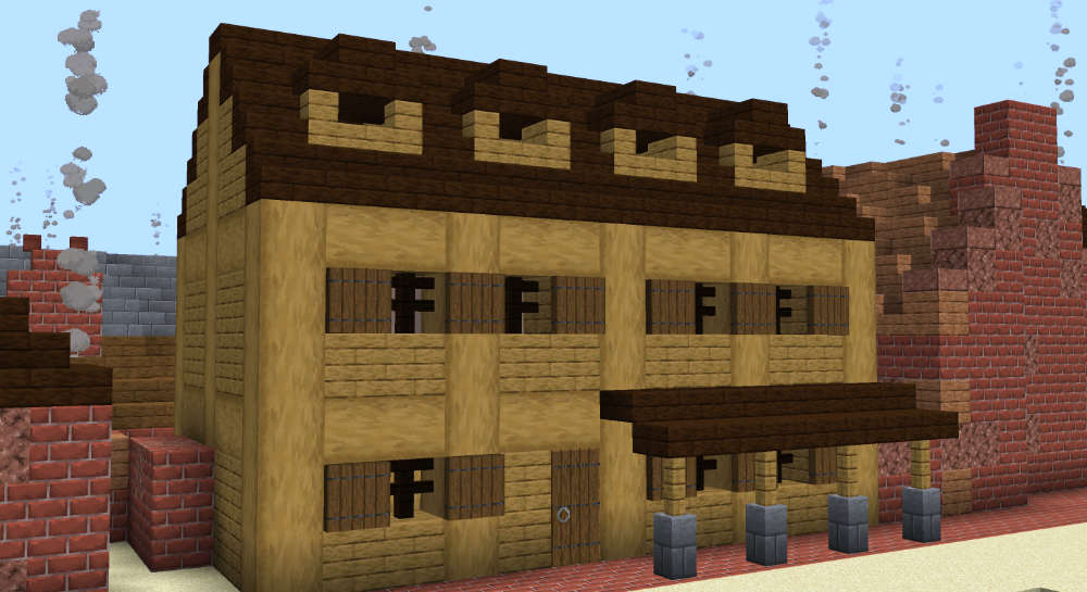 Town House on Minecraft Creative
