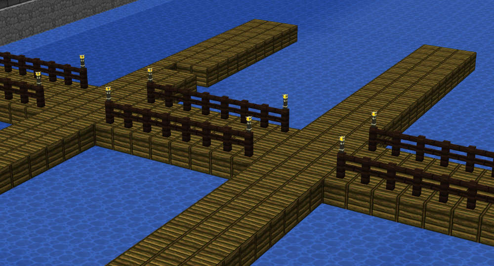 Minecraft Wood Dock