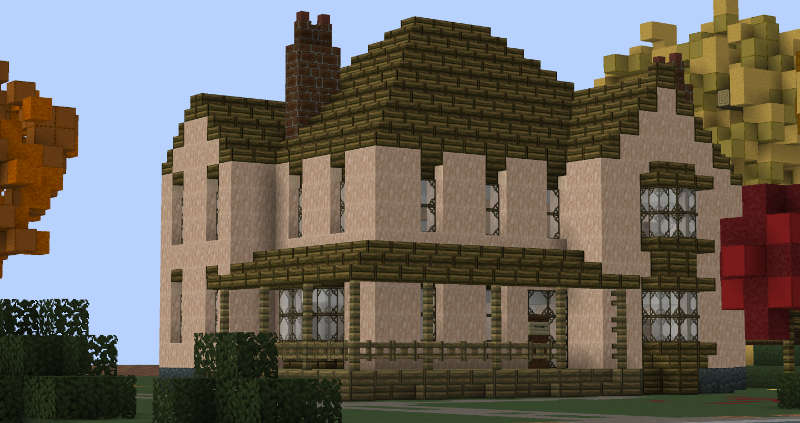 house in minecraft village