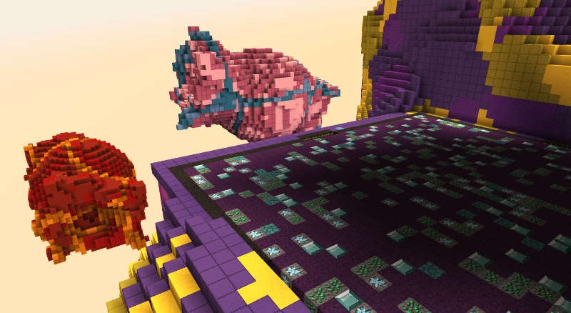 Minecraft Prison Pig Sky Mine