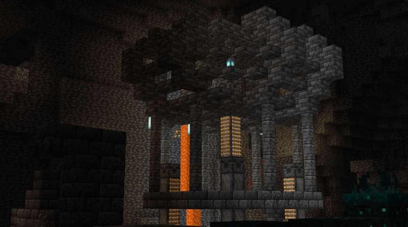 tower in minecraft ancient city
